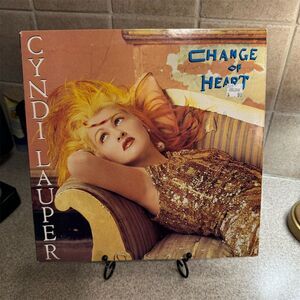 Cyndi Lauper Change of Heart 12" Vinyl Single 1986 Pop VG+